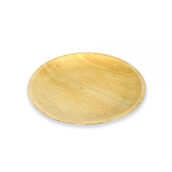 Disposable Plates – 10pcs set of 7″ Areca Palm Leaf Round Plates – Eco friendly Disposable Dinnerware - save the planet
