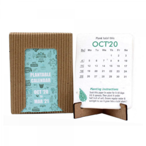 Plantable Calendar with MDF Stand